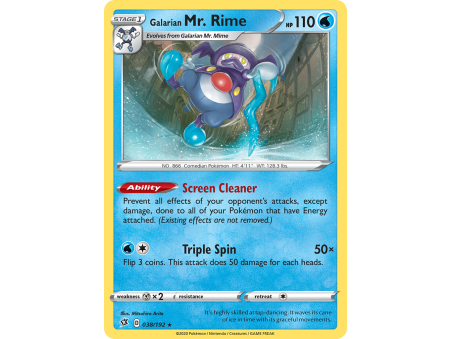 Galarian Mr. Rime (Reverse Holo)