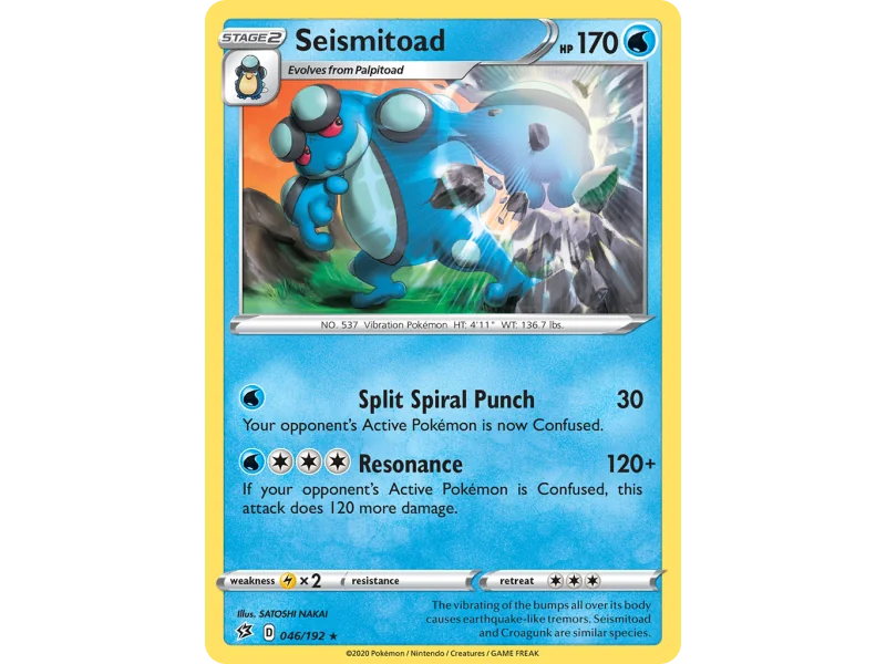 Seismitoad (Reverse Holo)