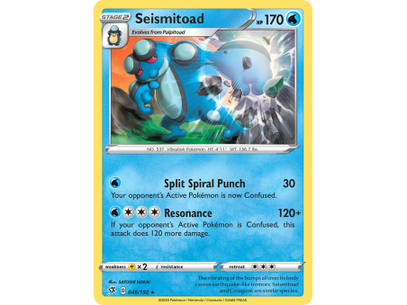 Seismitoad (Reverse Holo)