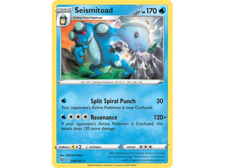 Seismitoad (Reverse Holo)
