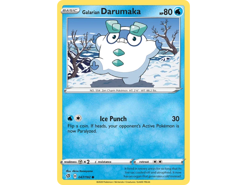 Galarian Darumaka (Reverse Holo)