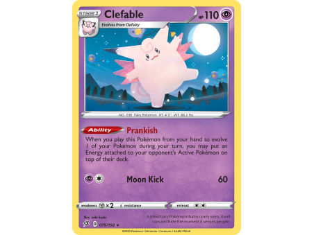 Clefable (Reverse Holo)