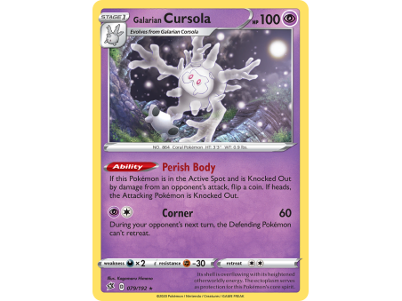 Galarian Cursola (Reverse Holo)