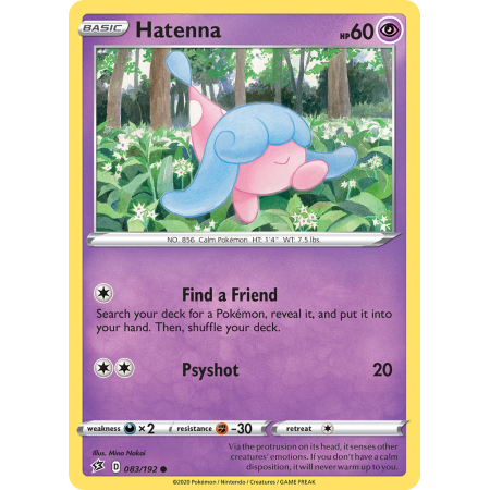 Hatenna (Reverse Holo)