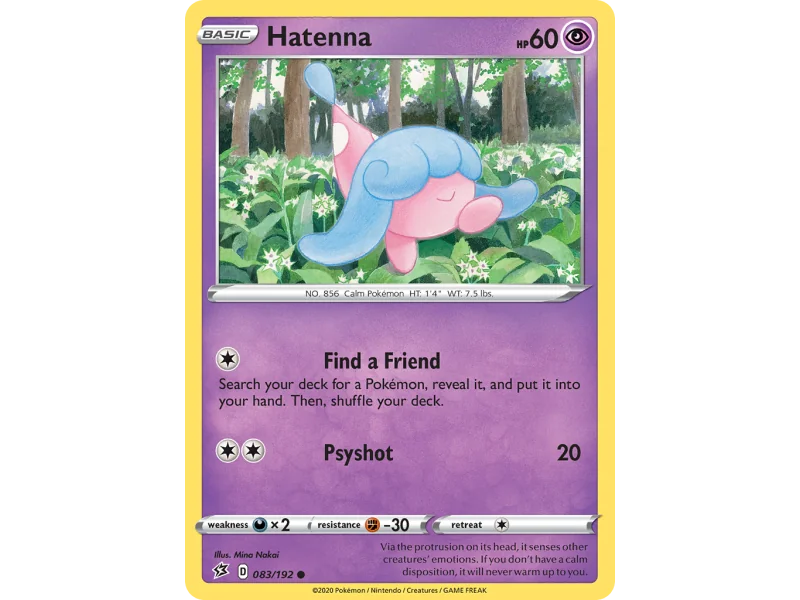 Hatenna (Reverse Holo)