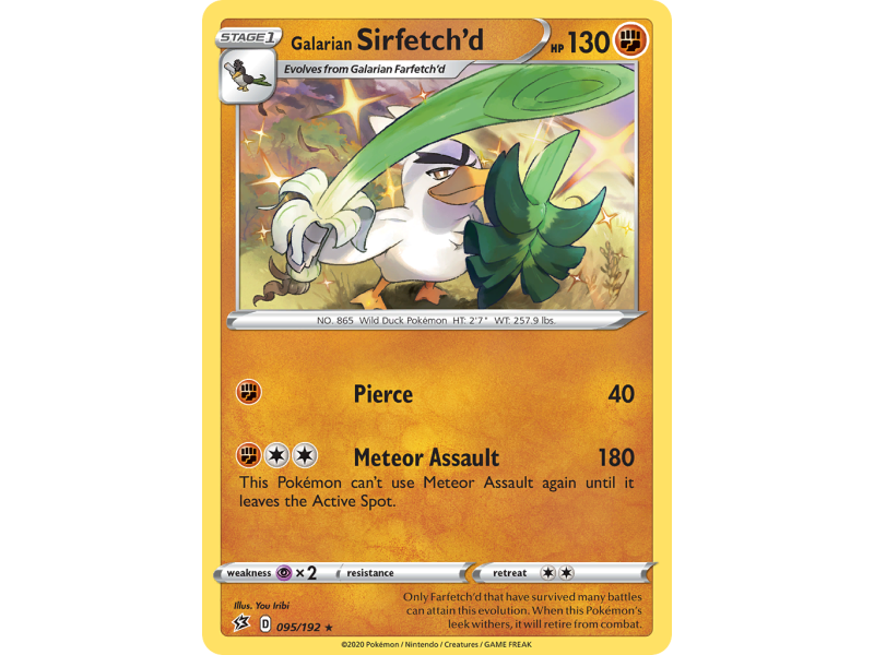 Galarian Sirfetch'd (Reverse Holo)