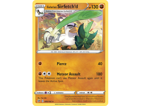 Galarian Sirfetch'd (Reverse Holo)