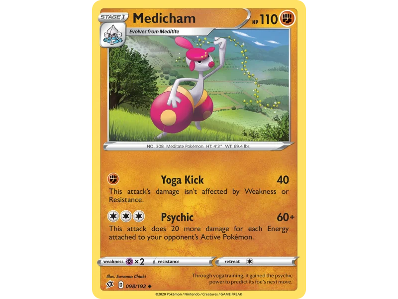 Medicham (Reverse Holo)