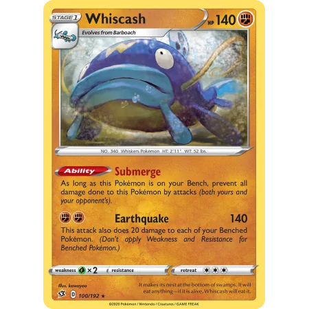 Whiscash (Reverse Holo)