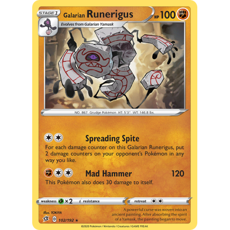 Galarian Runerigus (Reverse Holo)