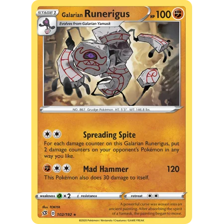 Galarian Runerigus (Reverse Holo)