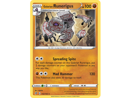Galarian Runerigus (Reverse Holo)