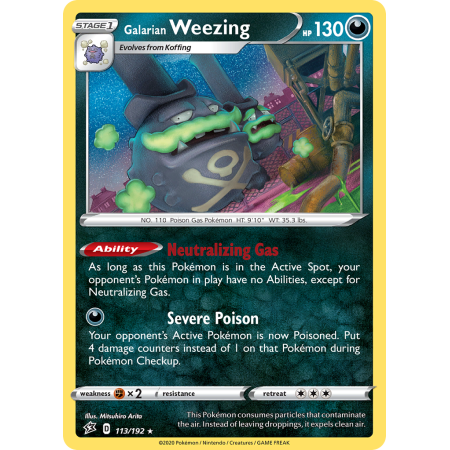 Galarian Weezing (Holo)
