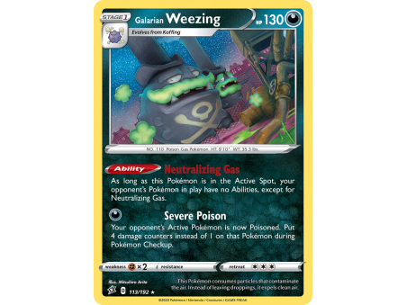 Galarian Weezing (Holo)