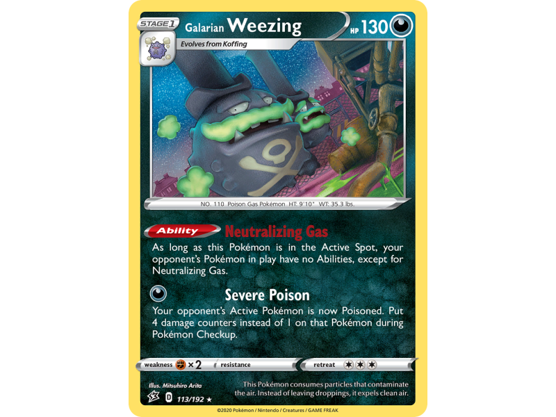Galarian Weezing (Reverse Holo)