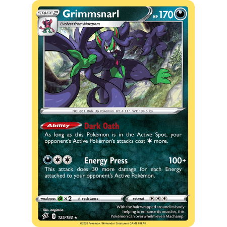 Grimmsnarl (Reverse Holo)