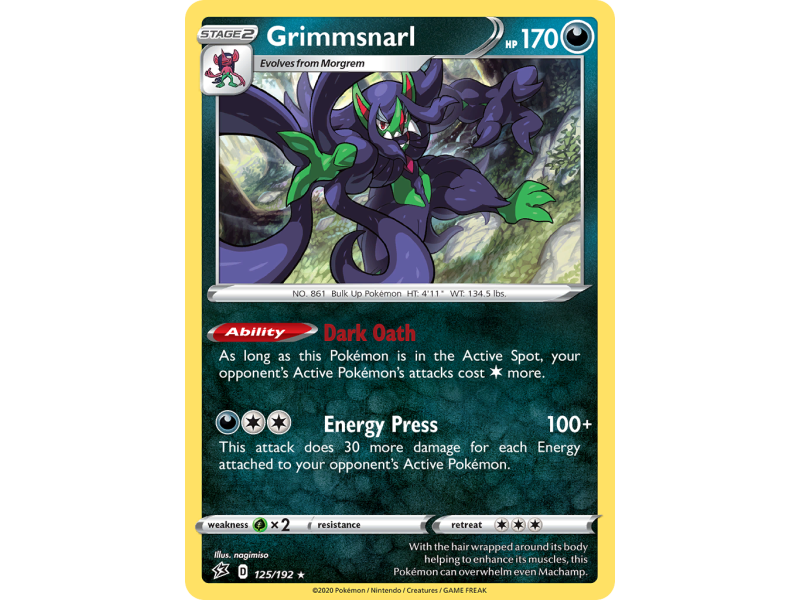 Grimmsnarl (Reverse Holo)