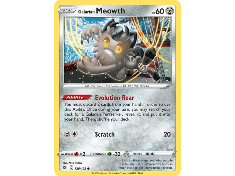 Galarian Meowth (Reverse Holo)