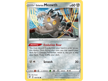 Galarian Meowth (Reverse Holo)