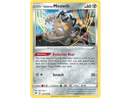 Galarian Meowth (Reverse Holo)