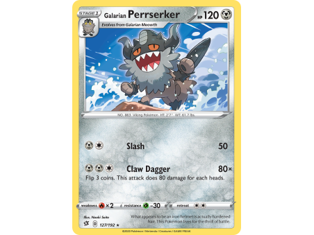 Galarian Perrserker (Reverse Holo)
