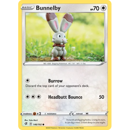 Bunnelby (Reverse Holo)