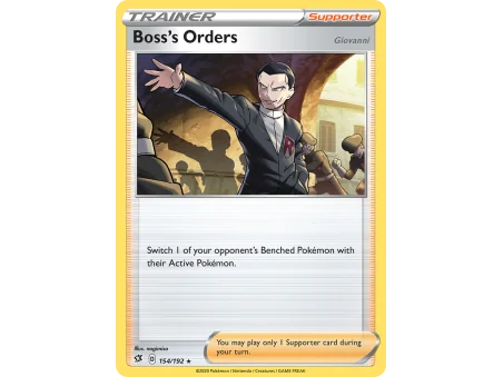 Boss's Orders (Reverse Holo)