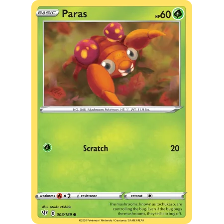 Paras (Reverse Holo)