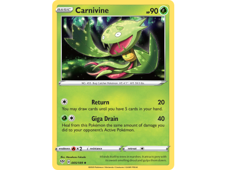 Carnivine (Reverse Holo)