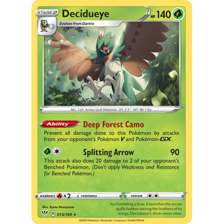 Decidueye (Reverse Holo)