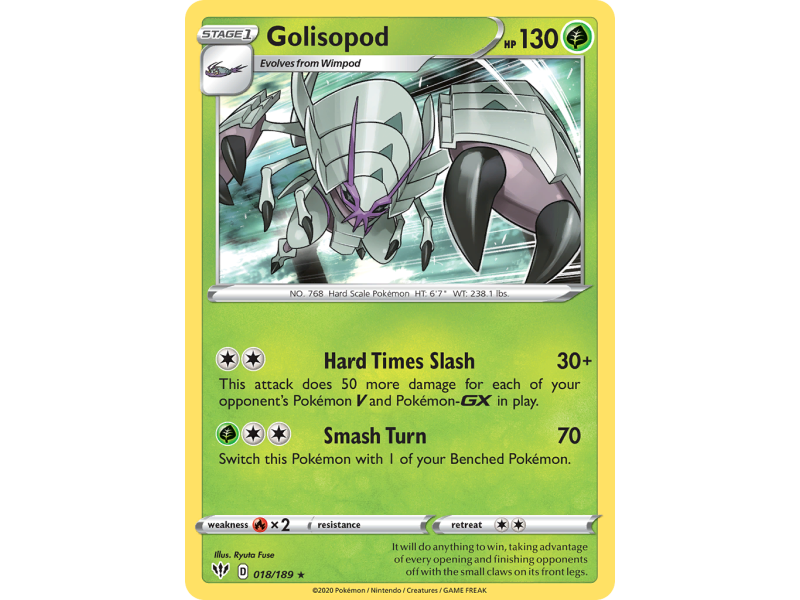 Golisopod (Reverse Holo)
