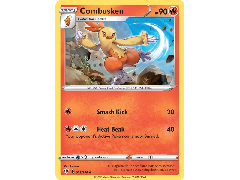 Combusken (Reverse Holo)