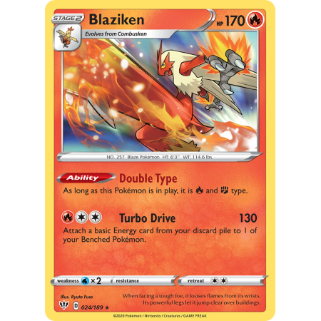 Blaziken (Reverse Holo)