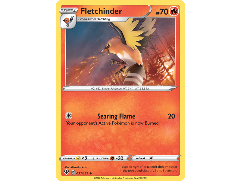Fletchinder (Reverse Holo)