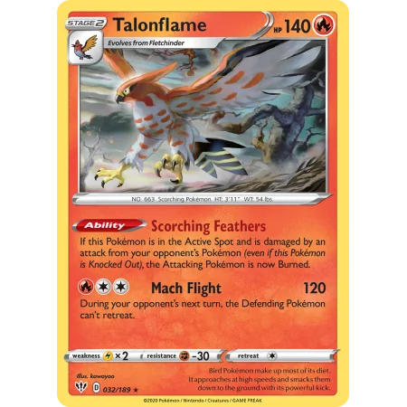 Talonflame (Reverse Holo)