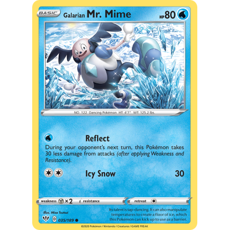Galarian Mr. Mime (Reverse Holo)