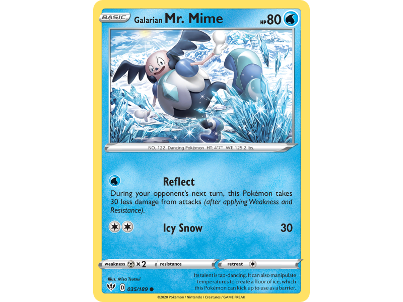 Galarian Mr. Mime (Reverse Holo)