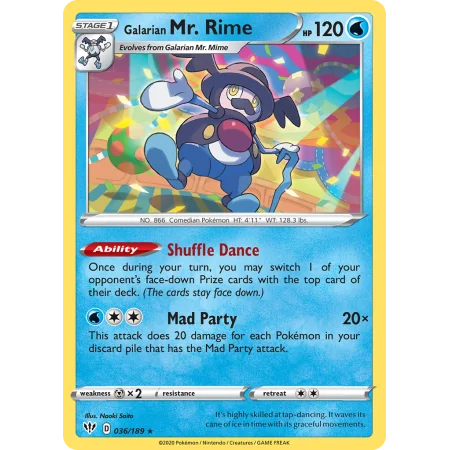 Galarian Mr. Rime (Reverse Holo)