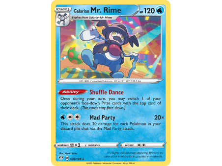 Galarian Mr. Rime (Reverse Holo)
