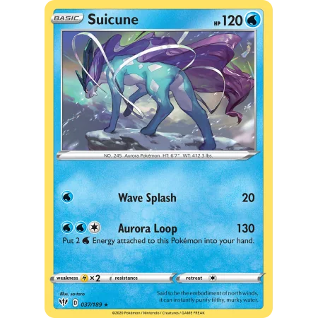 Suicune (Reverse Holo)