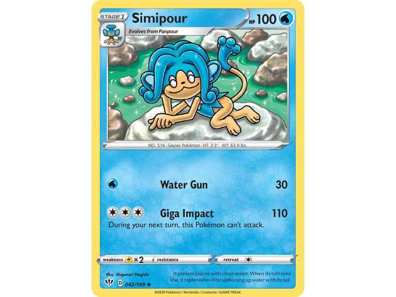 Simipour (Reverse Holo)