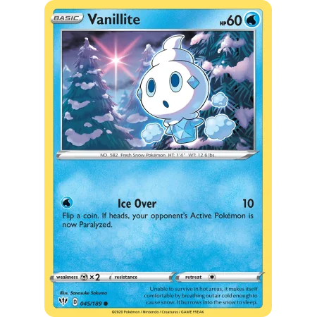 Vanillite (Reverse Holo)