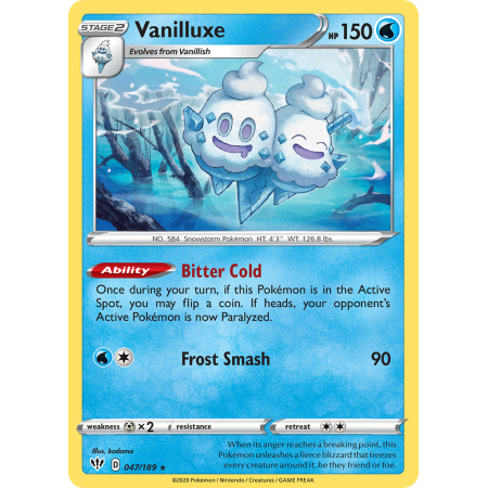 Vanilluxe (Reverse Holo)