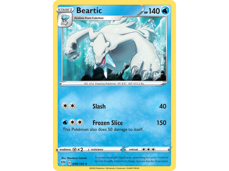 Beartic (Reverse Holo)