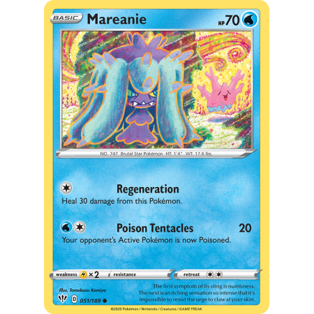 Mareanie (Reverse Holo)