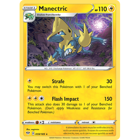 Manectric (Reverse Holo)