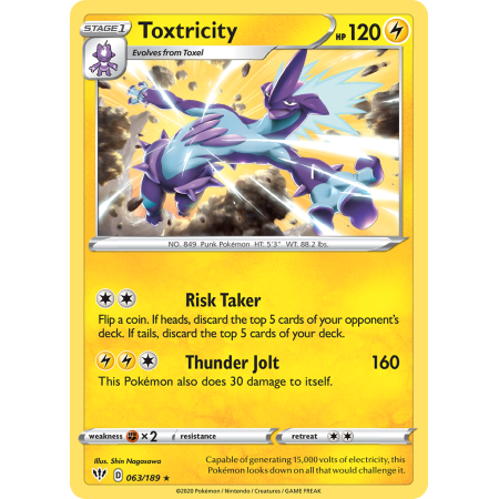 Toxtricity (Reverse Holo)