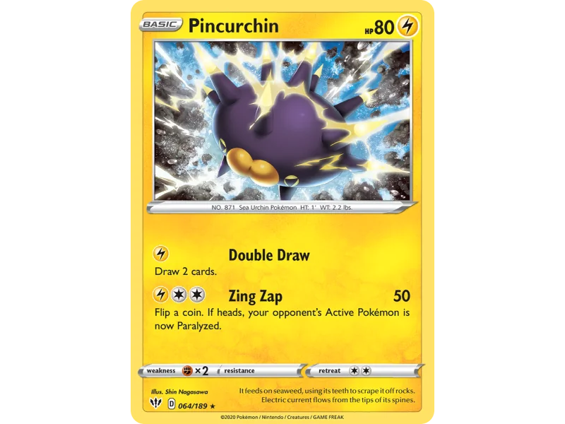 Pincurchin (Reverse Holo)