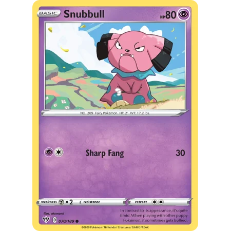 Snubbull (Reverse Holo)