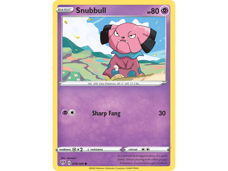 Snubbull (Reverse Holo)